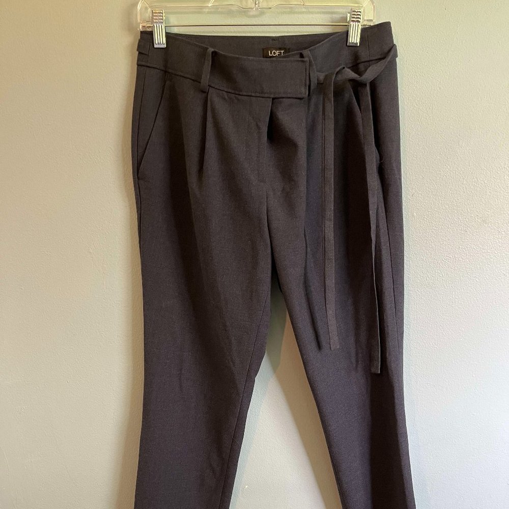 LOFT wrap-belt pants